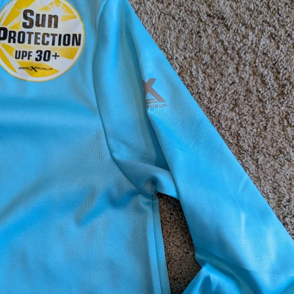 NWT ZeroXposur Sun Top UPF 30+ Girls Size Small 7/8 - Picture 3 of 4
